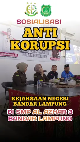 SOSIALISASI ANTI KORUPSI Oleh Kejaksaan Negeri Bandar Lampung di SMP AL AZHAR 3 BANDAR LAMPUNG 2025 #promoseruweekend #bismillahfyp #dpr @Afdi_212 @dessy.dc @spalga.lpg @Sd Al Azhar Ganteng & Cantik @Sdalaz Cantik @dibafara2 @ridho.pp @amongbungsu5 @joinita8 