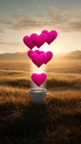 ☕️🩷 #fyp #coffee #calm #beauty #heart 