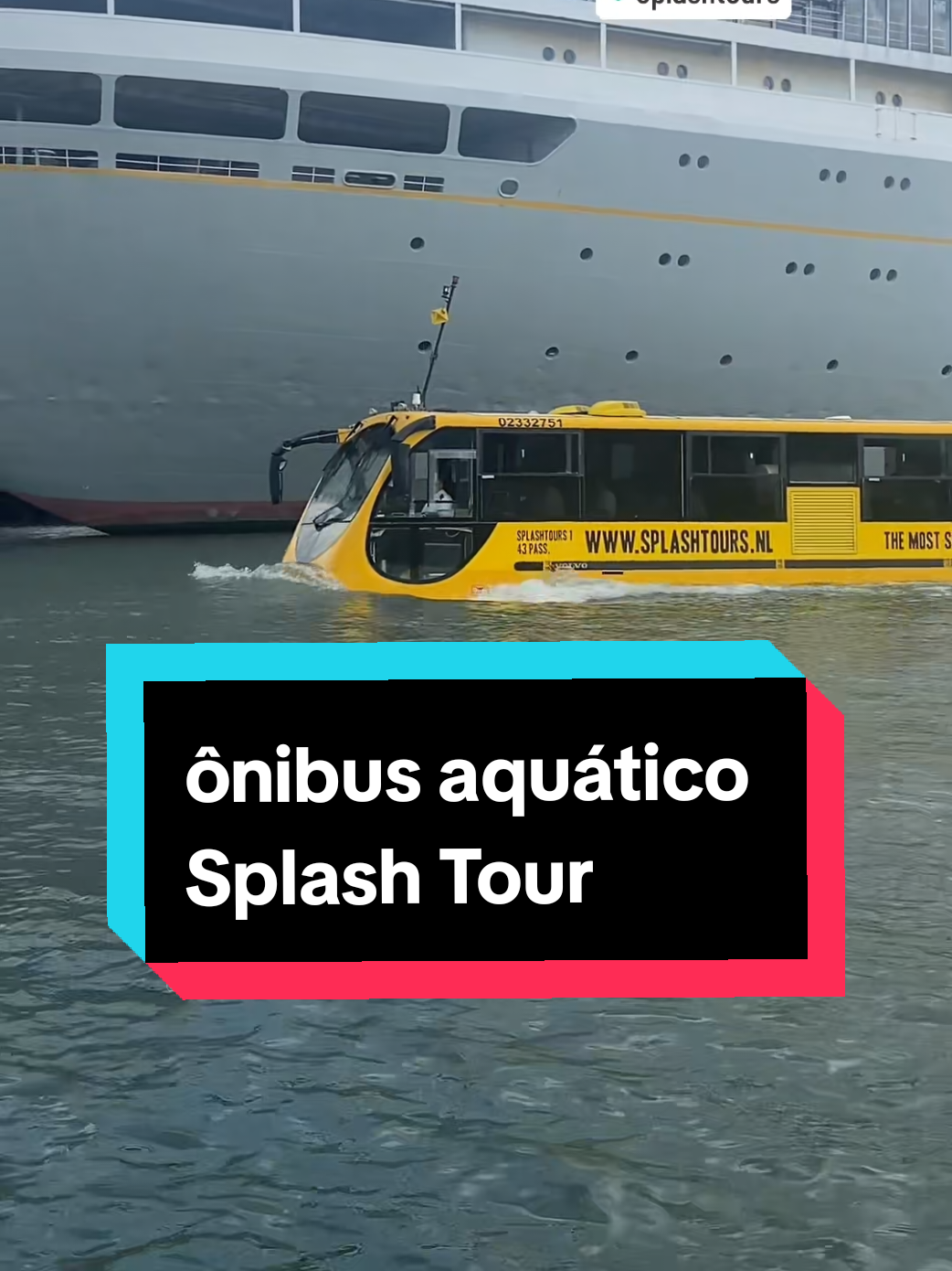 Ônibus aquático 🤯  #curiosidades #incrivel #mundo #onibus 
