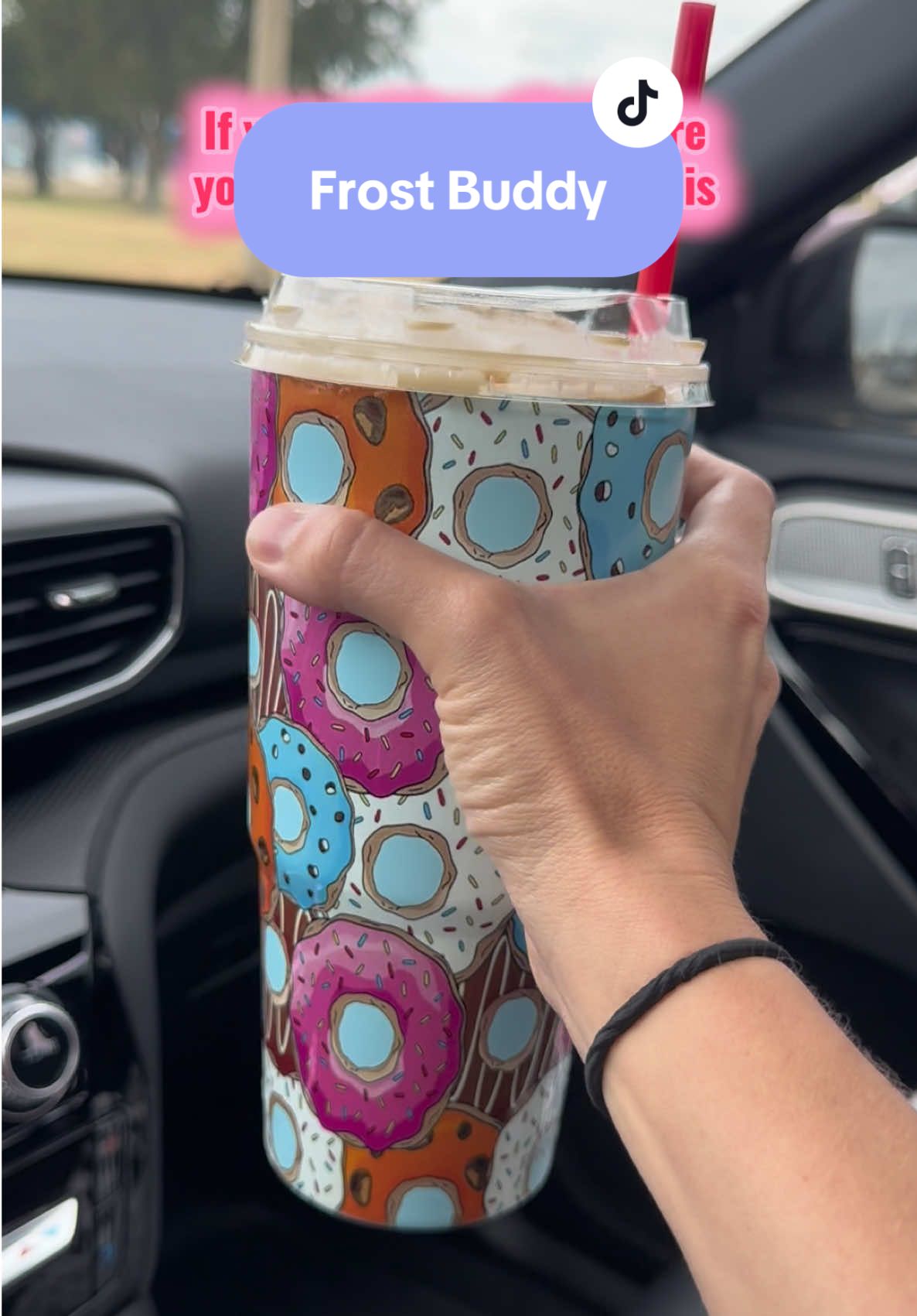 Because moms deserve their iced coffee to stay cold all day 🧋💖 Meet the To-Go Buddy — the universal cup insulator that keeps drinks hot OR cold for 12+ hours! @Frost Buddy #MomLife #IcedCoffeeObsessed #TikTokMadeMeBuyIt