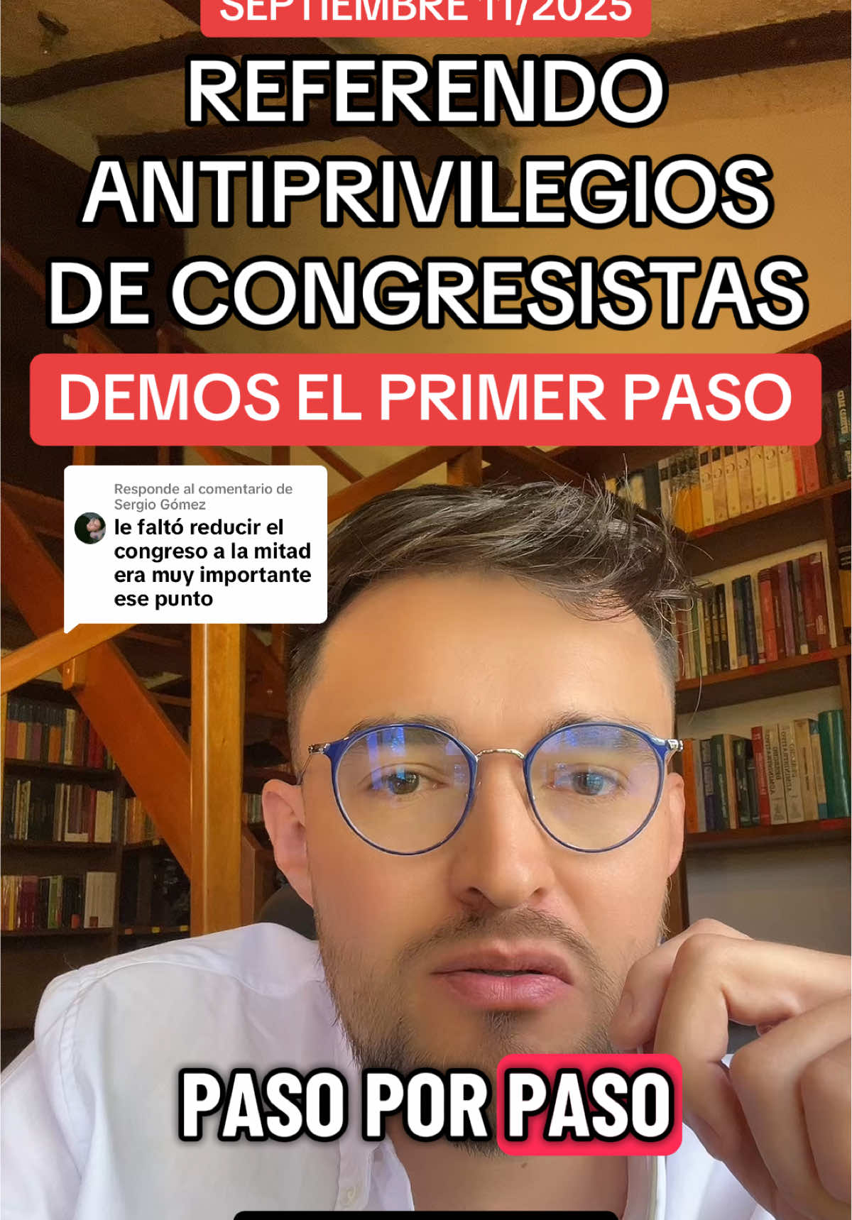 Respuesta a @Sergio Gómez Depende de nosotros dar el primer paso con #Referendo #Antiprivilegios #Congresistas #Colombia  