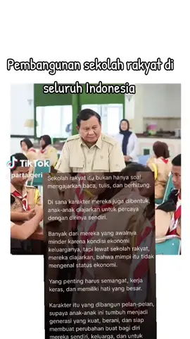 sekolah rakyat untuk warga tidak mampu #prabowosubianto #JagaIndonesia #sekolahrakyat 