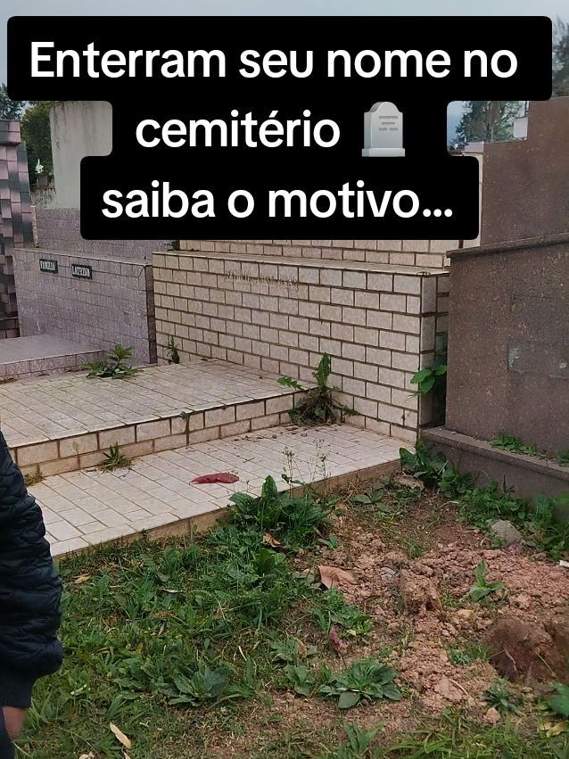 Enterraram seu nome no cemitério 🪦  saiba o motivo... #cemiterio #macumba #demanda #magianegrapoderosa #despertarespiritual 