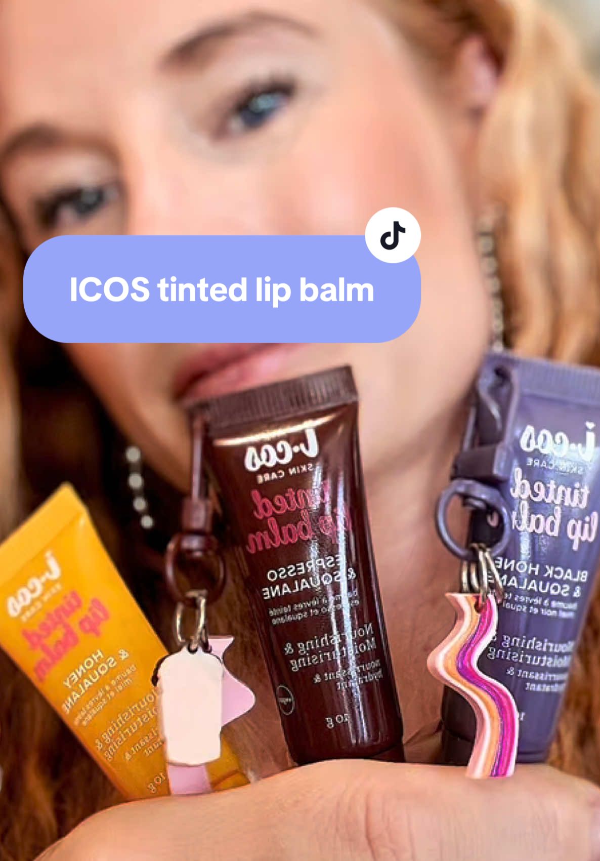 💄✨ i-cos tinted lip balm ✨💄 3 colors • 3 charms • 1 nourishing glow 💋 tinted shine + soft hydration 💖 keeps lips smooth & kissable 🌟 collect them all – each with its own charm! which one’s your vibe today? 👀✨ #icosbeauty #tintedlipbalm #lipcare #BeautyTok #GlowUp 