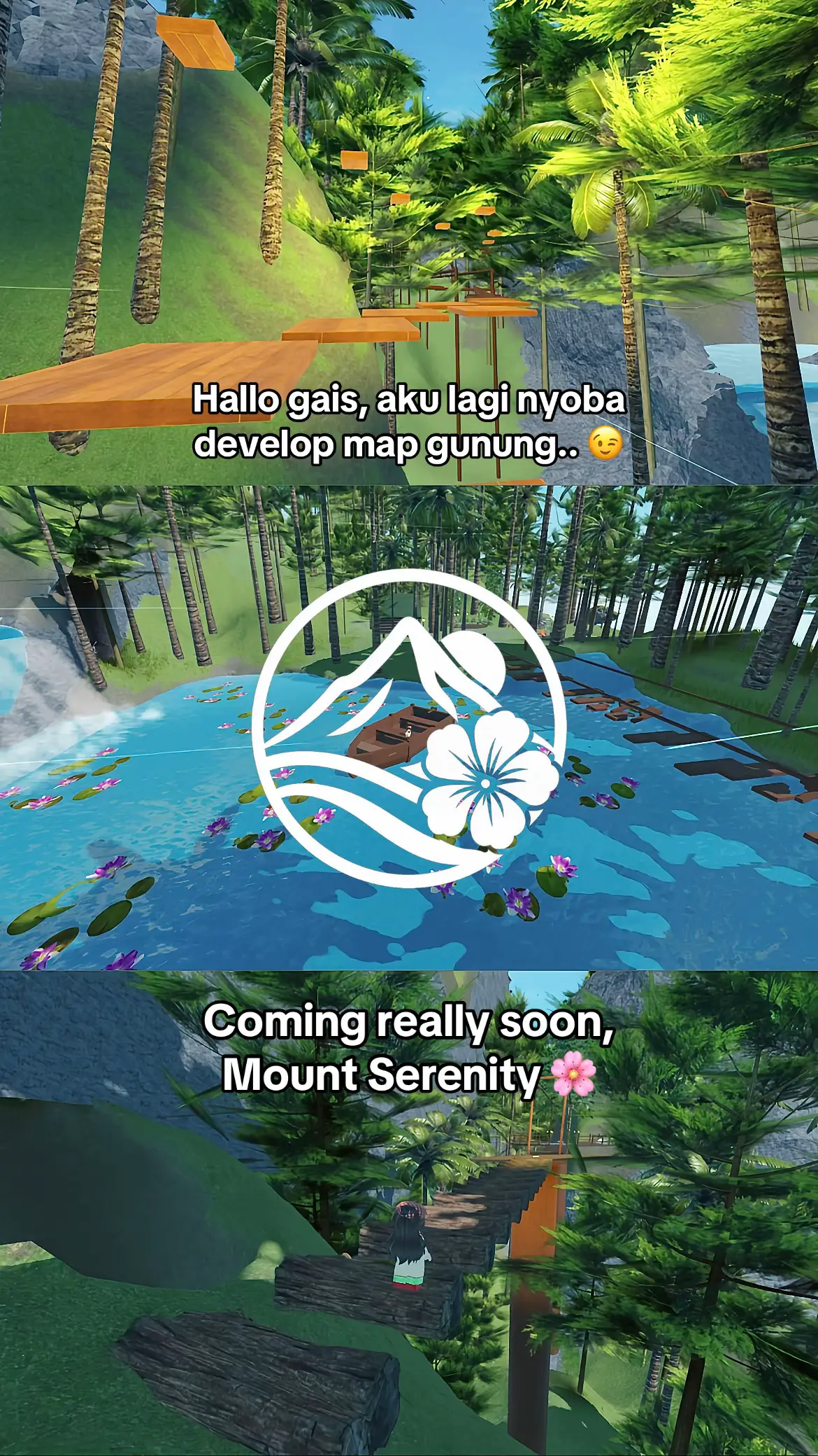 Map minim rintangan dengan memaknai arti gunung yang sebenarnya, tenang, damai dan pemandangan ✨🥰
