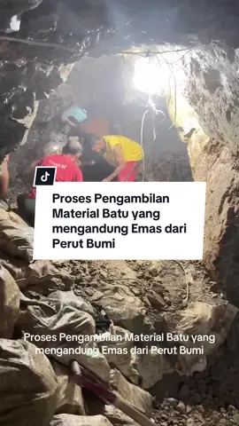 Proses Pengambilan Material Batu yang mengandung Emas dari Perut Bumi #tambang #emas #tambangemas #gold #goldmining #viral 