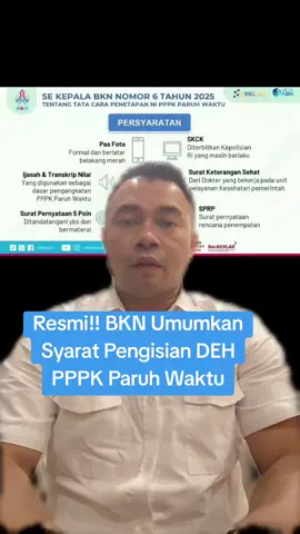 Begini bahan yang wajib diisi untuk pengisian PPPK Paruh Waktu. #kemendagri #kemenpanrb #pppk #bkn #asn 