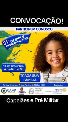 Desfile no Jabaquara  Cristopol Brasil 14/09/25 às 9:00 horas