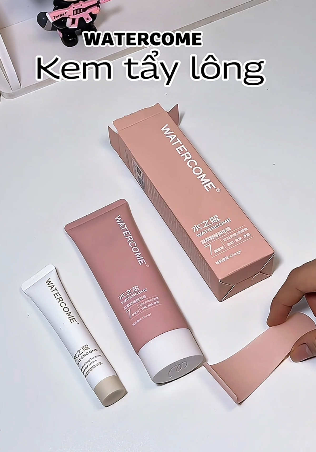 Chân ái vủa tuii  #watercome #kemtẩylông #tẩylông #reviewlàmđẹp #kemtaylongwatercome 