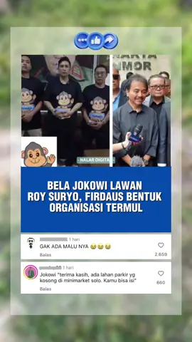 Firdaus Oiwobo membentuk organisasi bernama TERMUL(ternak mulyono/termulia) sebagai wadah untuk mendukung Presiden Jokowi sekaligus menentang pernyataan-pernyataan Roy Suryo. Organisasi ini diposisikan sebagai barisan pendukung Jokowi dalam menghadapi kritik yang dianggap berlebihan. Meski begitu, informasi detail mengenai legalitas, struktur, dan agenda resmi TERMUL masih terbatas dan lebih banyak beredar lewat media sosial dibandingkan pemberitaan media arus utama. Sumber: instagram/m.firdausoiwobo_sh #FirdausOiwobo #TERMUL #PendukungJokowi #nalardigital #beritaterkini 