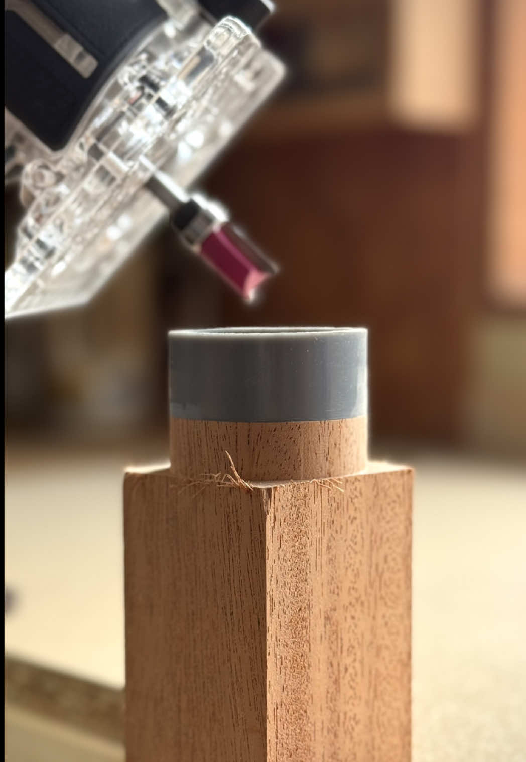 Wood + PVC Pipe = ? #woodworking #DIY #asmr #wood #jig 