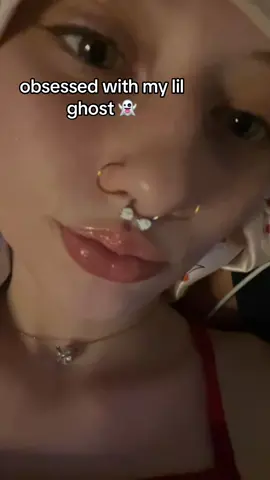 👻  #fyp #halloween #peircings #septum #noserings #spookyseason 