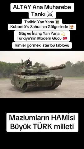 Altay Tank Near Dome of the Rock Symbol of Power and Faith #tiktok #mescidiaksa #gaza #terratides 