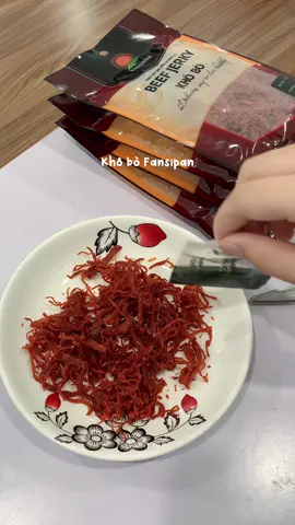 Khô bò ngon xỉu 😋 #reviewtattantathah #unboxing #khobofansipan #fansipan #khobo 