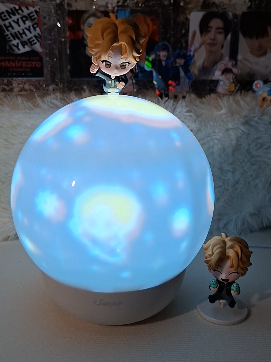 SHION ON THE DARK MOON LAMP 🥹😭 โคมไฟซอนอูพอปิดไฟแล้วสวยมากกกกกก คุ้มค่า ❤️ #SUNOO #선우 #ซอนอู #ENHYPEN #엔하이픈 