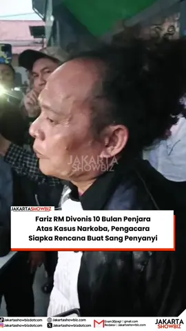 Akhirnya, perjalanan kasus narkoba yang lagi-lagi ngejerat musisi senior Fariz RM sampai juga di garis finis. Majelis hakim Pengadilan Negeri Jakarta Selatan resmi ketok palu putusannya, Kamis (11/10/2025). Hasilnya, Fariz RM divonis 10 bulan penjara, plus denda segede Rp 800 juta, cuy! Kalo denda itu nggak kebayar, hukumannya bakal ditambahin lagi 2 bulan kurungan, yang mana vonis ini jauh lebih ringan dari tuntutan jaksa sebelumnya, yaitu 6 tahun penjara. #Jakartashowbiz #FarizRM #fyp