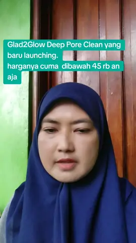 Glad2Glow yang hitam bagus untuk mengangkat komedo membersihkan pori pori dan mencegah wajah berminyak  #Facial wash# #Glad2Glow# #trend#