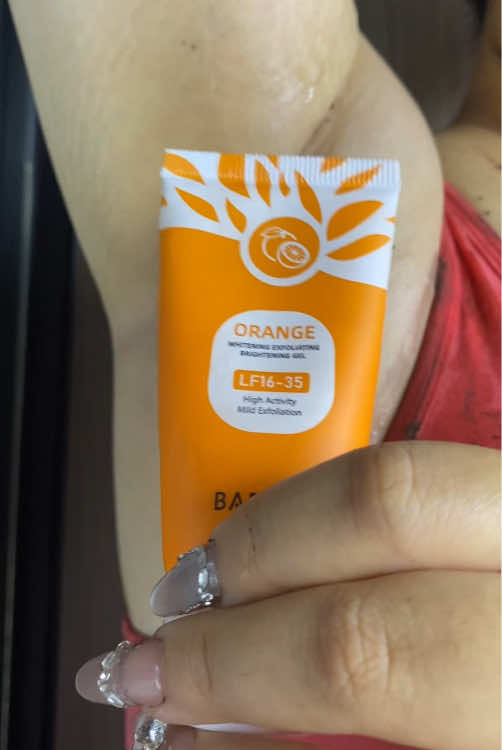 You need this exfoliant to deeply cleanse your skin#orange #whitening #gel #fyp 