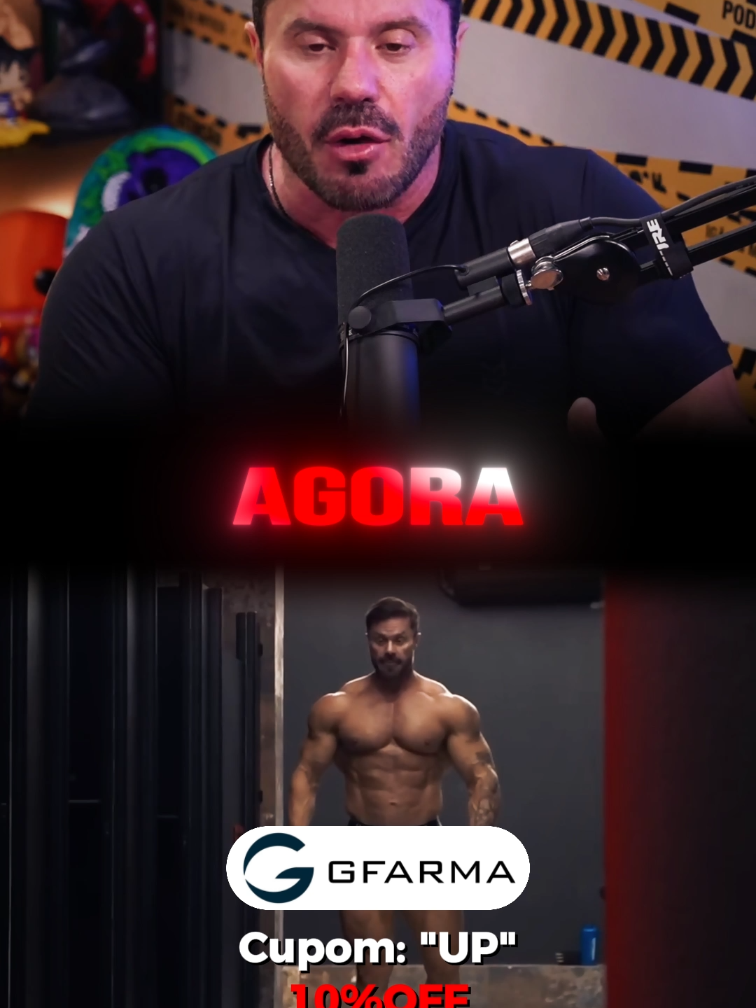 🏷️ Cupom “UP” na GFarma . . . #renatocariani #miticojovem #podpah #musculação #maromba #academia