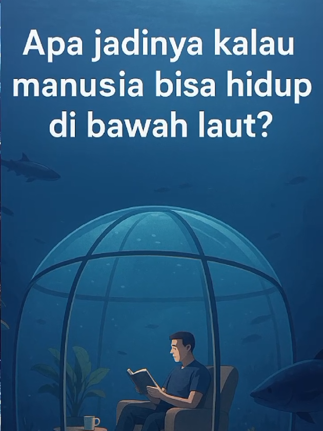 berikut penjelasan nyaa 🧑‍💼🗣️: Skenario manusia yang hidup di bawah laut memang menarik, dan hal ini akan membawa perubahan besar dalam berbagai aspek kehidupan. Berikut adalah beberapa hal yang kemungkinan besar akan terjadi jika manusia bisa hidup di bawah laut: Perubahan Biologis pada Manusia Agar manusia bisa hidup di bawah laut, perubahan biologis yang signifikan harus terjadi pada tubuh kita. Kemungkinan besar kita akan memiliki kemampuan bernapas di dalam air, mirip dengan insang pada ikan. Organ tubuh lainnya juga harus beradaptasi dengan tekanan air yang sangat tinggi, yang bisa merusak paru-paru dan pembuluh darah manusia saat ini. Mungkin, postur tubuh kita akan menjadi lebih kompak dan berotot untuk memudahkan pergerakan di dalam air. Teknologi dan Infrastruktur Baru Kehidupan di bawah laut akan mendorong lahirnya teknologi yang sepenuhnya baru. Kita akan membangun kota dan permukiman di dalam kubah raksasa atau tabung bertekanan, yang terbuat dari bahan-bahan yang sangat kuat. Transportasi akan didominasi oleh kapal selam, kendaraan bawah air bertenaga listrik, atau bahkan kereta cepat yang bergerak di dalam terowongan bertekanan. Sumber Daya dan Ekonomi Laut menyimpan banyak sekali sumber daya yang belum sepenuhnya kita manfaatkan, mulai dari mineral berharga hingga sumber energi panas bumi. Kehidupan di bawah laut akan memungkinkan kita untuk menambang mineral ini dan memanfaatkan sumber energi baru. Selain itu, budidaya perikanan dan pertanian bawah air akan menjadi sumber makanan utama. Tantangan dan Dampak Lingkungan Tentu saja, kehidupan di bawah laut juga akan menghadapi tantangan besar. Kita harus berhadapan dengan kegelapan abadi, kurangnya sinar matahari, dan dampak psikologis dari isolasi. Selain itu, ada risiko besar bahwa aktivitas manusia akan merusak ekosistem laut yang rapuh. Kita harus menemukan cara untuk hidup secara berkelanjutan tanpa merusak habitat alami makhluk laut. Meskipun saat ini semua ini masih dalam ranah fiksi ilmiah, beberapa terobosan teknologi yang ada saat ini, seperti habitat bawah air dan kendaraan otonom, menunjukkan bahwa suatu hari nanti, kehidupan di bawah laut mungkin bukan lagi hanya sekadar impian. #faktaunik #fyp #foryou #foryou #belajarbareng 