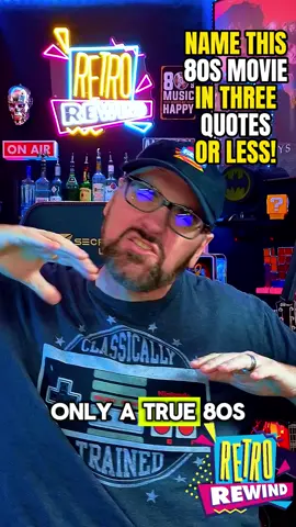 Retro Rewind TV: 80s Movie Quote Challenge! Only a REAL 80s movie fan will be able to name this classic 80s comedy in three quotes or less. Honestly, though, a GenXer should be able to do it in one...but I'm giving you four because I think you need the help. So, how is your 80s movie knowledge? Are you able to identify this 80s film in three quotes or less? Drop the name of the movie in the comments below! 👇 🛑 Have you subscribed to our bi-weekly email, Be Kind Retro Rewind? It's got exclusive Retro content, fun facts, and monthly giveaways! Don't miss out!! http://eepurl.com/iLj7yA #80smovies #moviequotes #retrotrivia #80s #retrorewind