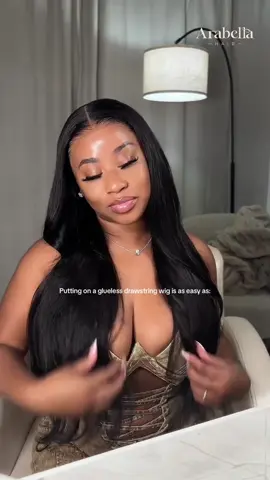 Definitely lazy girl dream wig 👀  just put on and go 😎 @Lady Superior  ✅13x6 Three-Go™ Glueless Wig Body Wave With Drawstring #arabellahair #lazygirlhair #136gluelesswig #gluelesswig #naturalhairtiktok 