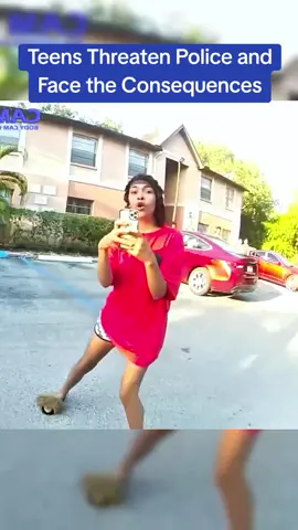 Teens Threaten Police and Face the Consequences #cops #police 