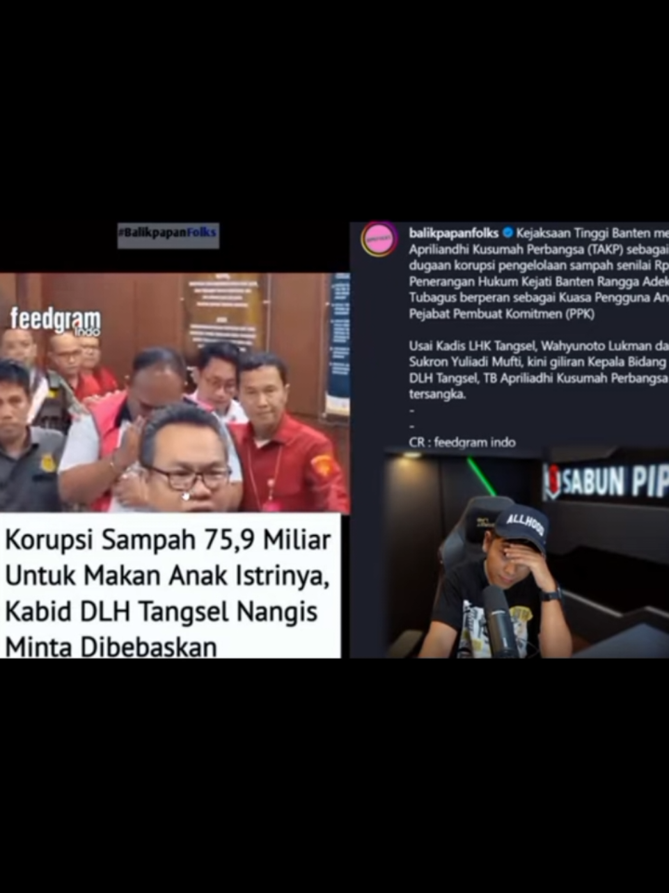 masih sikit itu sc : yt Andre suhen #75 .9miliar #tikusberdasi  #rahasiaumum #gelap  #reactpolitik 