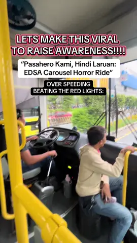 READ FULL CAPTION “Public Transport o Russian Roulette? EDSA Carousel Experience”                                                Storytime Caption with Awareness “September 11, 2025 — sumakay kami ng kaibigan ko after work sa EDSA Carousel bus, One Ayala to PITX, 4:25PM. Pag-alis pa lang ng terminal, sinabi na ng driver ‘Kapit po kayo.’ May pasahero pang pinaupo kasi daw baka matumba kung bigla siyang preno. Doon pa lang may pahiwatig na. Sa Heritage, beating the red lights na agad. Sobrang bilis, palaging singit, tapos nagtatawanan pa sila ng kundoktor tuwing may muntik na silang masagi. Imbes na mag-ingat, katuwaan lang para sa kanila ang buhay ng tao. Pinaka-nakakagigil sa MOA area — may motor na paparating, sobrang bilis pa rin ng bus lumiko. Konting-konti na lang, disgrasya na. Pero sabi lang nila: ‘May 100k insurance naman.’ Ganun lang? Buhay ng tao kapalit ng tawa at 100k? Tapos nagkuwento pa sila tungkol sa past accident kung saan may naputulan ng paa at may namatay. Pero imbes na seryosohin, pinagtatawanan pa nila! Sabi pa ng kundoktor, props lang daw ang fire extinguisher at kung ma-video sila, magvi-viral pa. Nakakagalit, kasi para sa kanila, biro lang ang kamatayan at sakuna. Pati pasahero, binabastos. May construction worker na bumaba, pinagtawanan nila na mag-Starbucks pa raw muna bago pumasok. May ginang na pinagsabihan pa ng driver: ‘Wag kang tumingin sakin, sa daan ka tumingin.’ As if wala kang karapatang igalang. At sa PITX, halos bumigay yung bus — parang nag-lock ang brakes, accelerate siya nang accelerate, parang sasabog na. Sa sobrang takot, nagmakaawa na lang kaming makababa sa unahan kahit bawal doon. Nanginig kami pareho sa trauma. Hindi lang ito simpleng kwento ng isang masamang biyahe. This is a wake-up call. Pasahero tayo, nagbabayad ng tama — karapatan natin ang ligtas at maayos na sakay. Hindi dapat gawing biro ang buhay ng tao. Kung may naka-experience din kayo ng ganito, huwag tayong manahimik. I-report natin, i-share natin. Kasi ang pagkukulang at kapabayaan sa kalsada, pwedeng kumitil ng buhay. At walang amount ng insurance o tawanan ang pwedeng bumawi sa pagkawala ng tao.”                                                     Sobrang galit na galit kami, nakakagigil, nakakapanginig laman, and traumatized sa experience na ito.                                “LTFRB, pls lang sana po ay mabigyan ng aksyon ang nangyaring ito. September 11, 2025, 4:25PM — EDSA Carousel bus from One Ayala to PITX. Buong biyahe, ang driver at kundoktor ay reckless, walang respeto, at halos makadisgrasya. ✅ Beating the red lights ✅ Over speeding at singit nang singit ✅ Pinagtatawanan ang muntik nang mabangga na motor ✅ Pinagtatawanan pa ang past accident kung saan may naputulan ng paa at namatay ✅ Bastos sa mga pasahero edsacarousel  #fyp #foryoupage #viral #ltfrb  #edsacarousel 