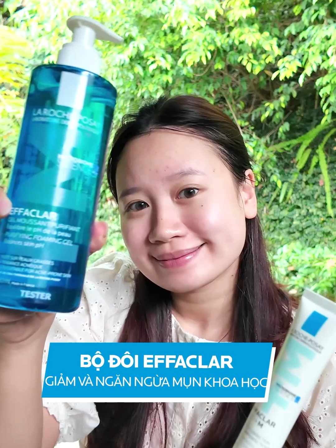 Giảm mụn và ngăn ngừa mụn tái phát với bộ đôi Effaclar #larocheposayvn #effaclar #chamsocdamun #giammunnhanhtrong8h #mun