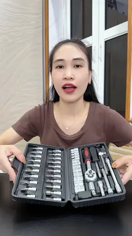 Bộ dụng cụ sửa chữa cờ lê tuvit 46 chi tiết #bodungcusuachua #bodungcu46mon #nhung1m45 #bodungcu46chitiet #tuavit giá có thể thay đổi khi hết khuyến mãi