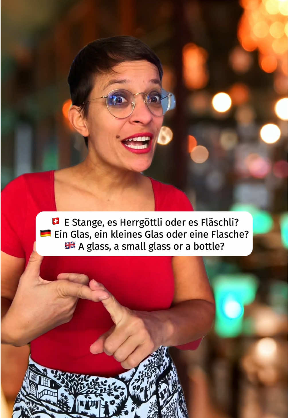 How to order a beer in Swissgerman 🍻 #switzerland #schweizerdeutsch #learngerman #schwiizerdütsch #swissgerman 