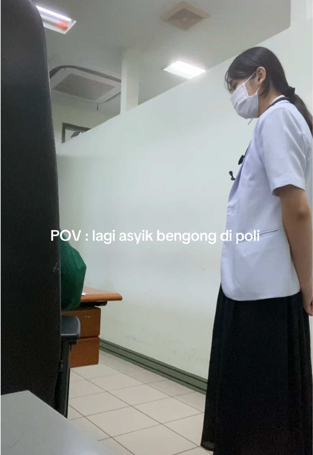 Lengah dikit lgsng dikasi quiz dadakan di poli 🥲  #koas #koaslife #kedokteran #fyp #dokter 