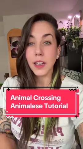 Replying to @AnotherBrokeNPodcast No one asked for this but here is an Animal Crossing language tutorial 🤣  #animalcrossing #acnh #animalesentiktok 