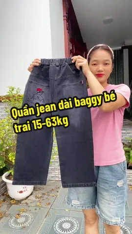 Quần jean dài baggy bé trai 15-63kg #thoitrangtreem #quanjean #quanjeanbetrai #xuhuong #hottren 