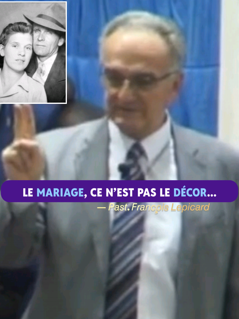🔖LE MARIAGE, CE N’EST PAS LE DÉCOR... 💒  Le mariage, c’est l’amour et l’engagement, pas la grandeur de la fête. Avancez avec foi, simplicité et patience, le plus important, c’est d’être unis devant Dieu. Le reste viendra au bon moment. #MariageSimple #AmourVrai #EssentielDuMariage #FêtePasImportante #EngagementSacré #PasteurLepicard #MariageAuthentique   #MessagDuTempsDeLaFin