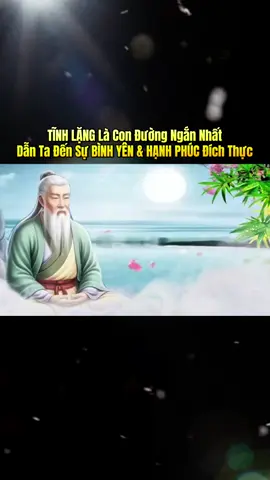 Tâm tĩnh lặng, ắt sẽ bình yên! #nhansinhquan #trietlycuocsong #kinhnghiemsong #baihoccuocsong #Đời & Đạo