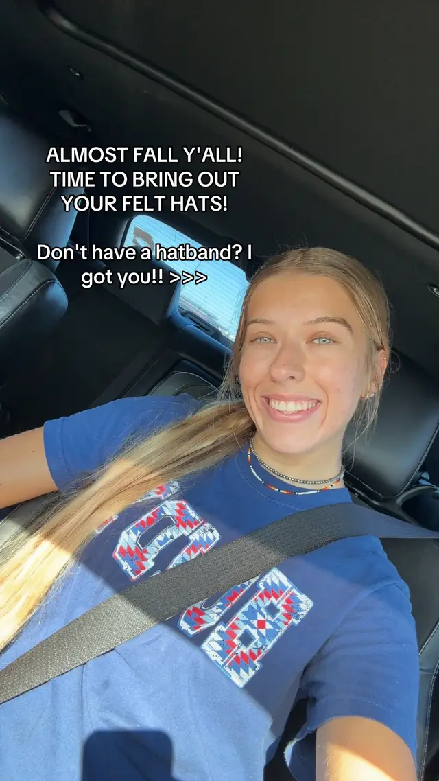 Message me for a discount!!  #hatbands #beaded #western #feltseason #fyp 