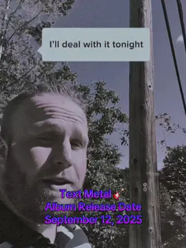 Text Metal (Release Date: September 12, 2025) #dadlife #hardrock #textmetal #suno #funny @Suno 