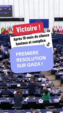 Victoire ! Après 18 mois de silence honteux et complice, le Parlement européen s’exprime enfin sur Gaza. Cette résolution reste silencieuse sur de nombreux aspects, mais elle représente un progrès historique.