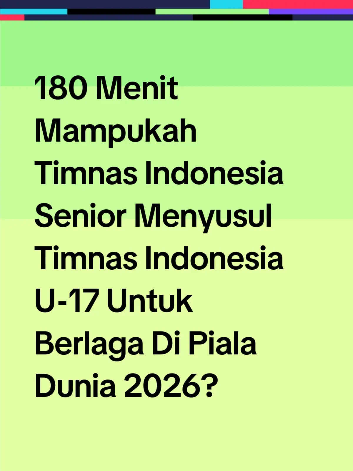 Semoga Timnas Indonesia Senior Menyusul Timnas Indonesia U-17 Berlaga Di Piala Dunia 2026 Nanti #tiktoksports #timnasday 