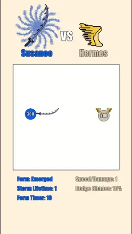 Susano VS Hermes #simulation #satisfying #susanoo #hermes #weaponball 