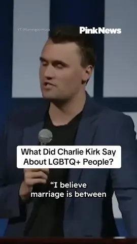 Charlie Kirk has been fatally sh*t while speaking at a University in Utah. The conservative activist and Trump ally was shot moments after answering a question about ‘trans school sh**ters.’ Videos circulating online show an attendee asking Kirk “Do you know how many transgender Americans have been mass sh**ters over the last 10 years?”  To which he responds with “Too many.” A study from The Violence Prevention Project found that less than one per cent of school sh**tings in the U.S were carried out by transgender individuals. But where did Charlie Kirk stand on LGBTQ+ issues? At the age of 18 he formed Turning Point USA, a conservative activist group known for his series of “Prove me wrong” debates, recorded live at left-leaning universities across the US, at which LGBTQ+ issues would often be discussed. Charlie would often debate queer college students on the topic of being transgender, making his stance explicitly clear.  He has also been vocal about his disagreement with same-sex marriage. #charliekirk #republicans #usnews #transgender #lgbtqrights 