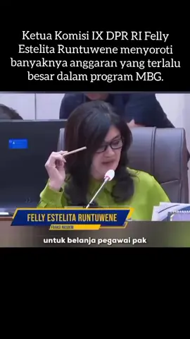 AmaZING...  ALOKASI DANA DI PROGRAM MBG BADAN GIZI NASIONAL (BGN) ; - HAMPIR 4 TRILIUN BELANJA PEGAWAI  - 4,2 TRILIUN LEBIH UNTUK PENGOLAHAN DATA DAN DISTRIBUSI  Ketua Komisi IX DPR RI Felly Estelita Runtuwene menyoroti banyaknya anggaran yang terlalu besar dalam program MBG. . . . ______________ #mbg  #badangizinasional  #dpr  #viral  #fyp 