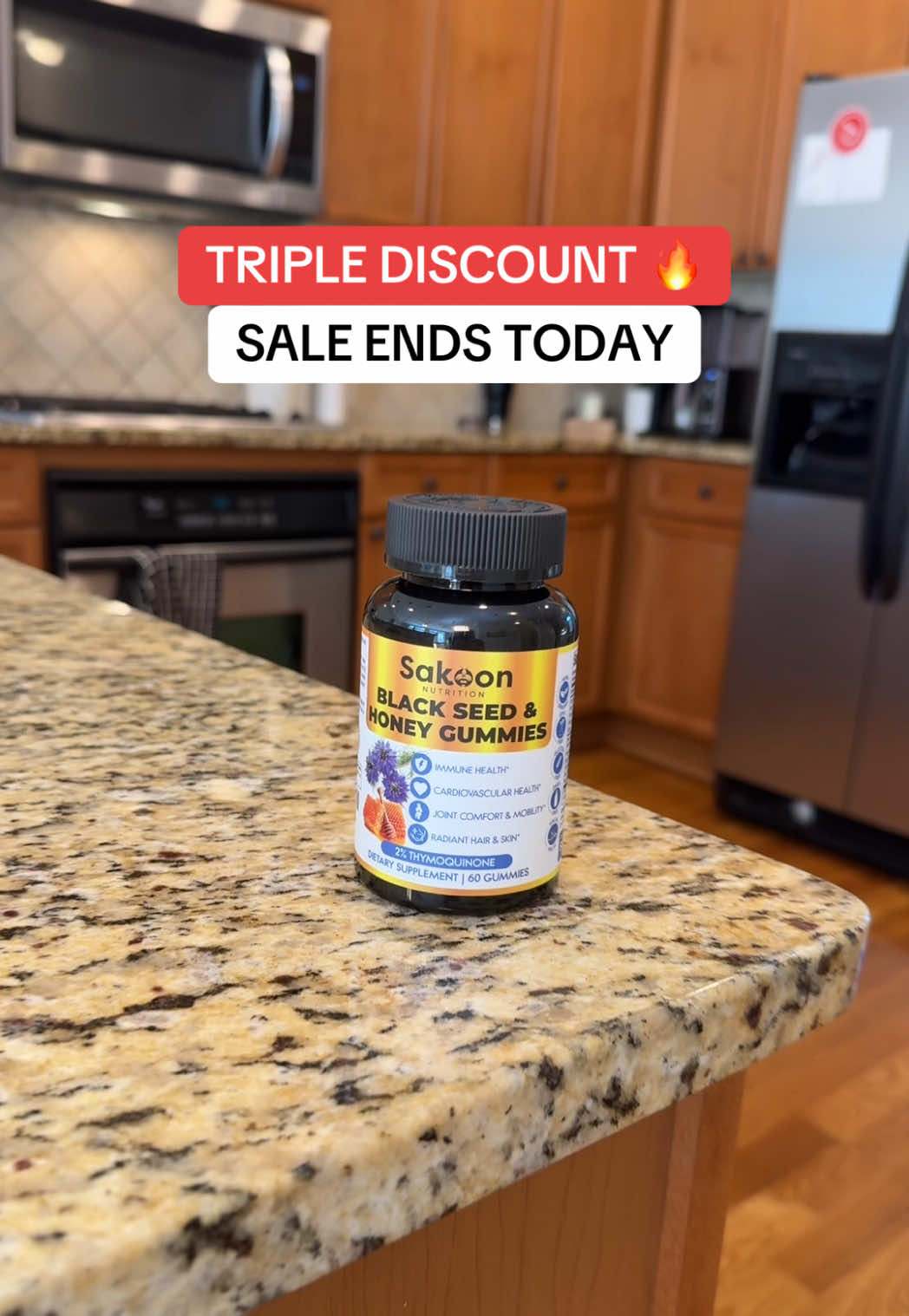 Black Seed Oil Honey Gummies #tiktokdeals #tiktokfinds #tiktokshopcreatorpicks #tiktokshopsummersale Limited-time offer. Prices and discounts may vary based on your applied offers and depending on when you see the video. Promotion may have ended by the time you see this.
