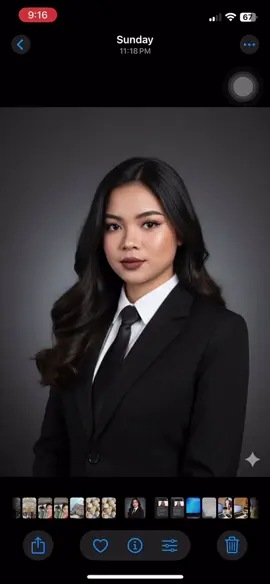 Gemini AI edits 🤯 FREE & step by step ✨ #geminiai #aiedits”#corporateattire #freeaitools @Ashrianne  prompt: create an official portrait 347 picture of me in black suit with sharp features and make up still in touch, 360 HD frontal 1,436 hair and its giving luxurious vibes with high detailed resolution