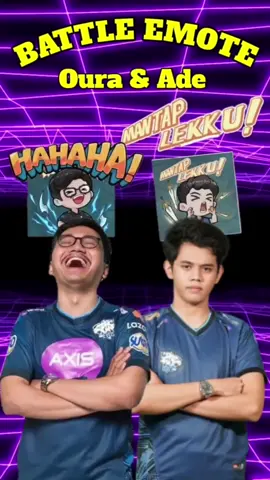 battle emot dari oura dan mas Ade #NEXTJagoanMabar #MLBBNEXT2025 #MLBB #adesetiawan #oura 