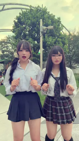 頑張って踊ったよ🙄@不純ちゃん @びあちゃん #08 #城郷#jk #制服 #おすすめ 
