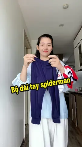 Bộ dài tay spiderman mua về các con thích lắm luôn bame nhỉ, mà chất đẹp lắm nha #bodaitaychobe #bodaitaychatdep #bothunlanhchobe #thoitrangxuhuong #bospiderman 