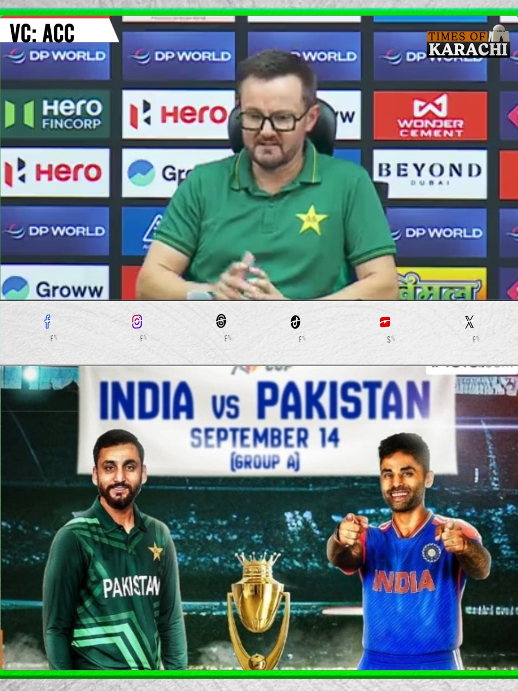 Mike Hesson on sunday’s Pakistan-India clash: “India is confident, and rightly so. We’re focused on improving as a team and ready to take on the challenge!” #TOKInAsiaCup #PAKvIND
